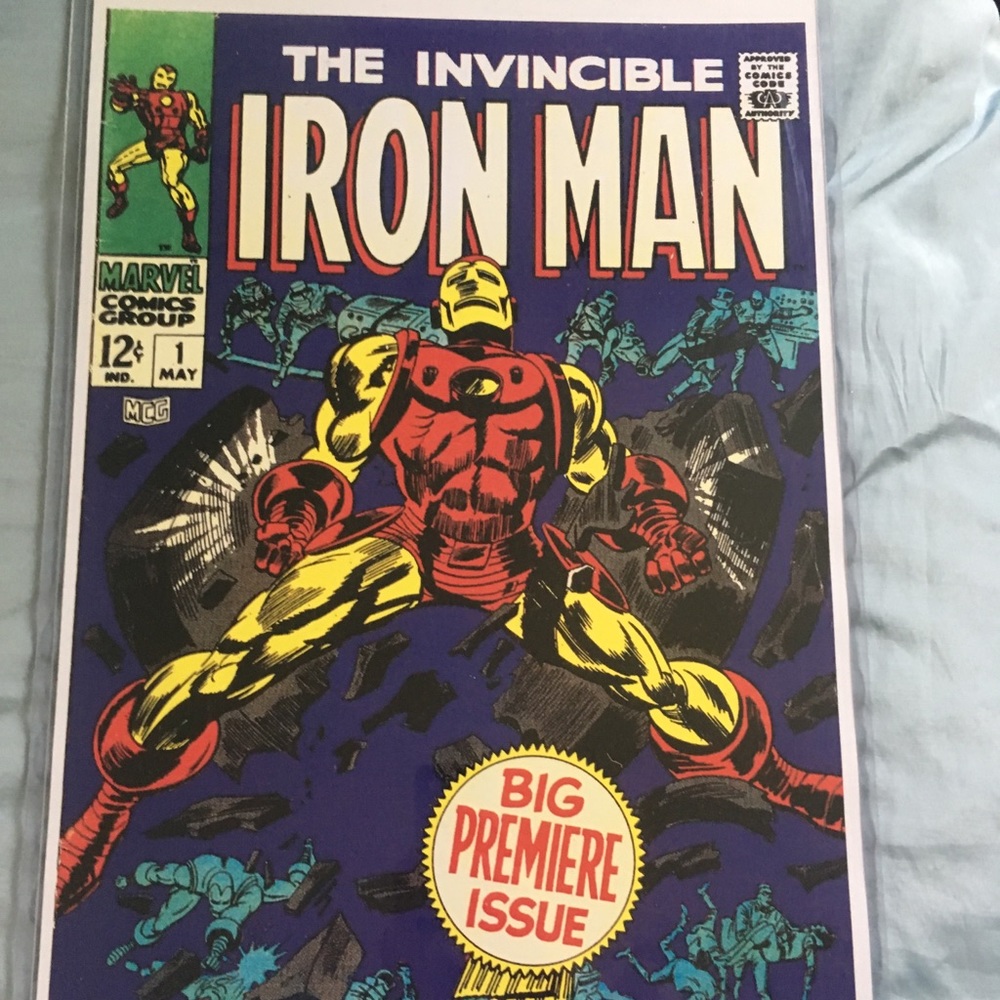 Iron Man Marvel mini Poster. 171/2 in by 12 in